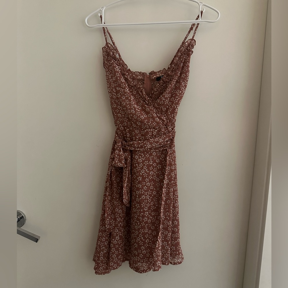 Floral ruffled dress from francesca’s